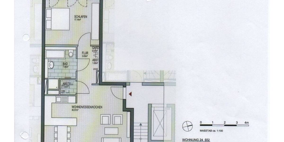 Etagenwohnung Hamburg Bahrenfeld - 2 Zimmer, 74 m&sup2;, 599.000&euro; | Angebot:26153365