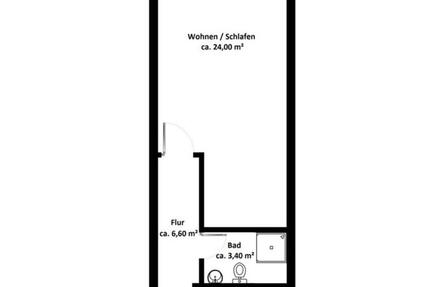 Wohnung Wedel - 1 Zimmer, 42 m&sup2;, 780&euro; | Angebot:26376592