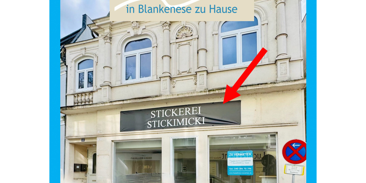 Gewerbeobjekt Hamburg Blankenese - 1 Zimmer, 42 m&sup2;, 1.200&euro; | Angebot:26188444