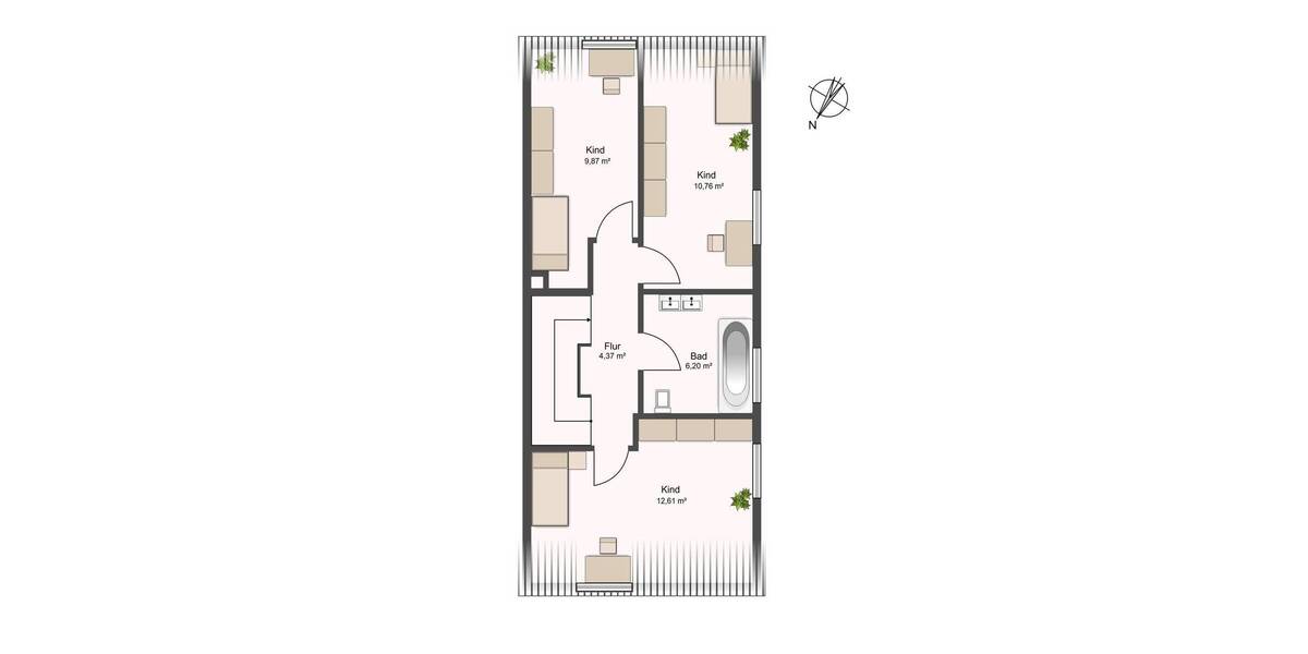 Reihenendhaus Reinbek - 6 Zimmer, 137 m&sup2;, 540.000&euro; | Angebot:26499447