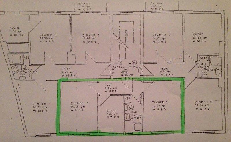 Etagenwohnung Hamburg Harburg - 2 Zimmer, 45 m&sup2;, 250.000&euro; | Angebot:27191258