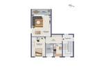 Etagenwohnung Ahrensburg - 2 Zimmer, 58 m&sup2;, 270.000&euro; | Angebot:26702993