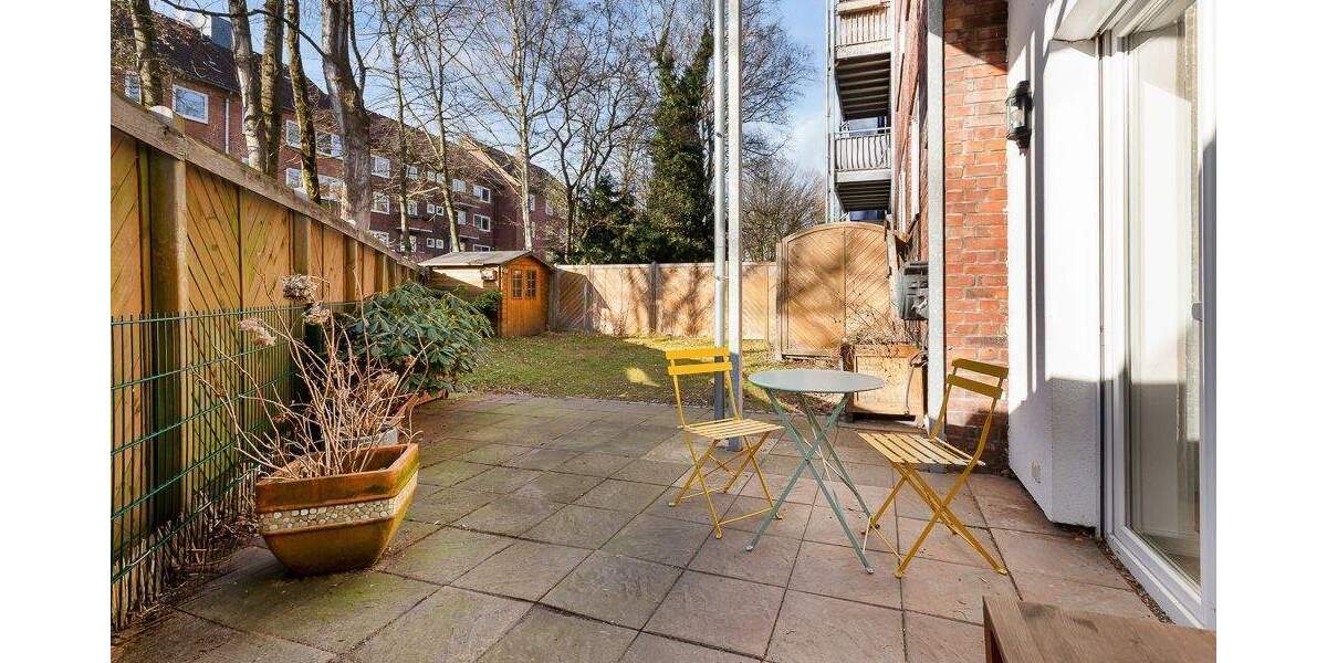 Terrassenwohnung Hamburg Hamm - 3 Zimmer, 96 m&sup2;, 535.000&euro; | Angebot:25687186