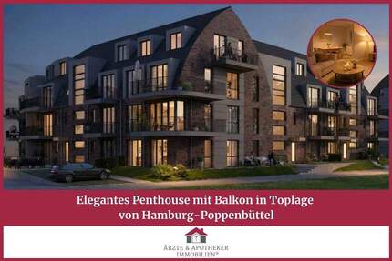 Wohnung Hamburg Poppenbüttel - 2 Zimmer, 72 m&sup2;, 629.000&euro; | Angebot:25879317