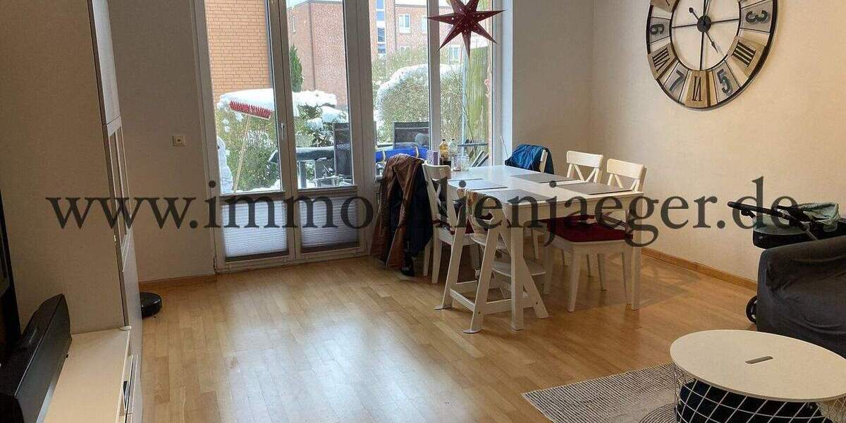 Kohfurth in 2.Hausreihe - helle Eckwohnung im Hochparterre mit Terrasse - 2x Bäder, EBK, TG möglich 4 zimmer