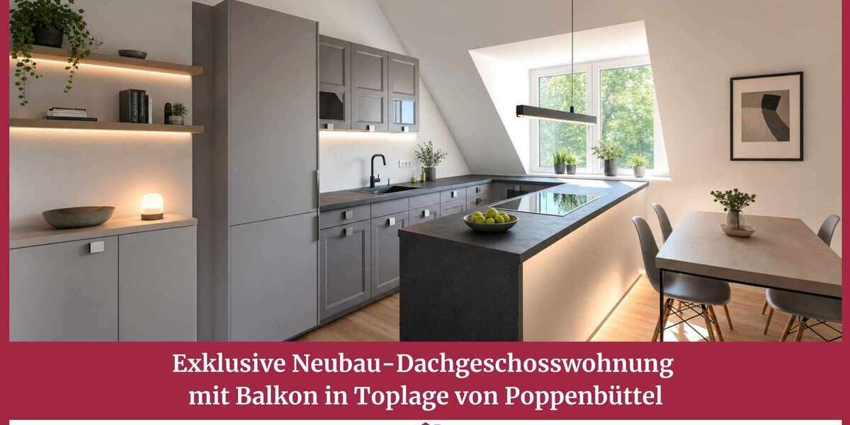Etagenwohnung Hamburg Wandsbek - 2 Zimmer, 97 m&sup2;, 2.400&euro; | Angebot:26704050