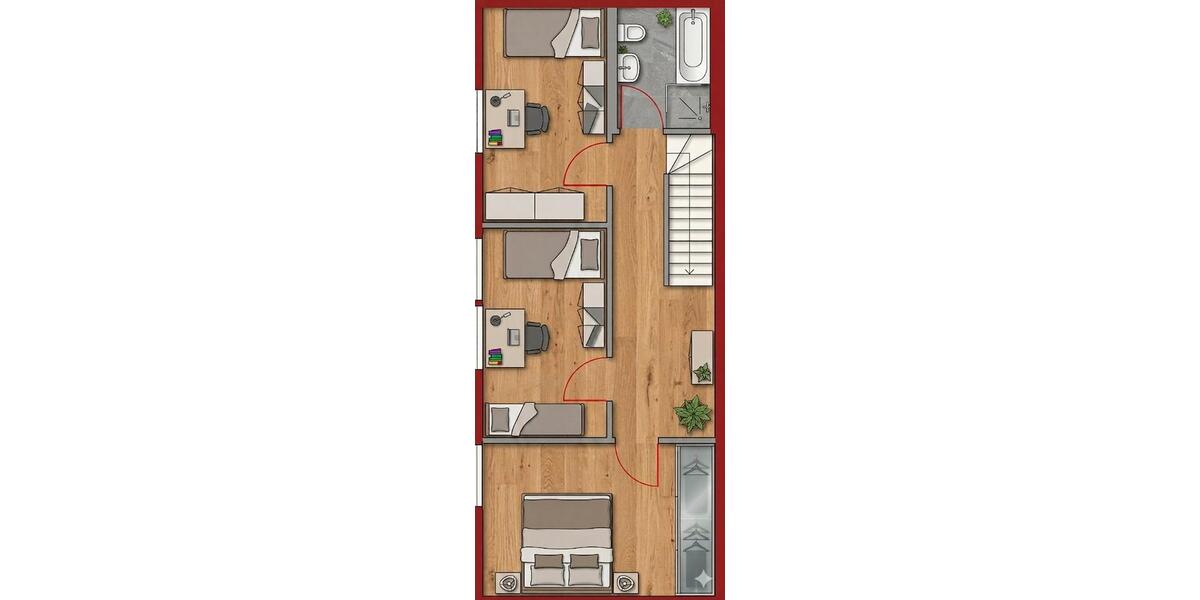 Maisonettenwohnung Börnsen - 4.5 Zimmer, 132 m&sup2;, 2.580&euro; | Angebot:26386561