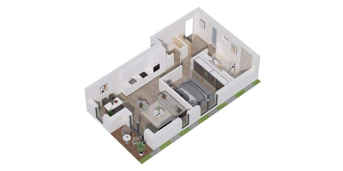 ERSTBEZUG - 2-Zimmer-Wohnung im Zentrum von Halstenbek - 5 min zur S-Bahn, Supermärkte gegenüber 2 zimmer