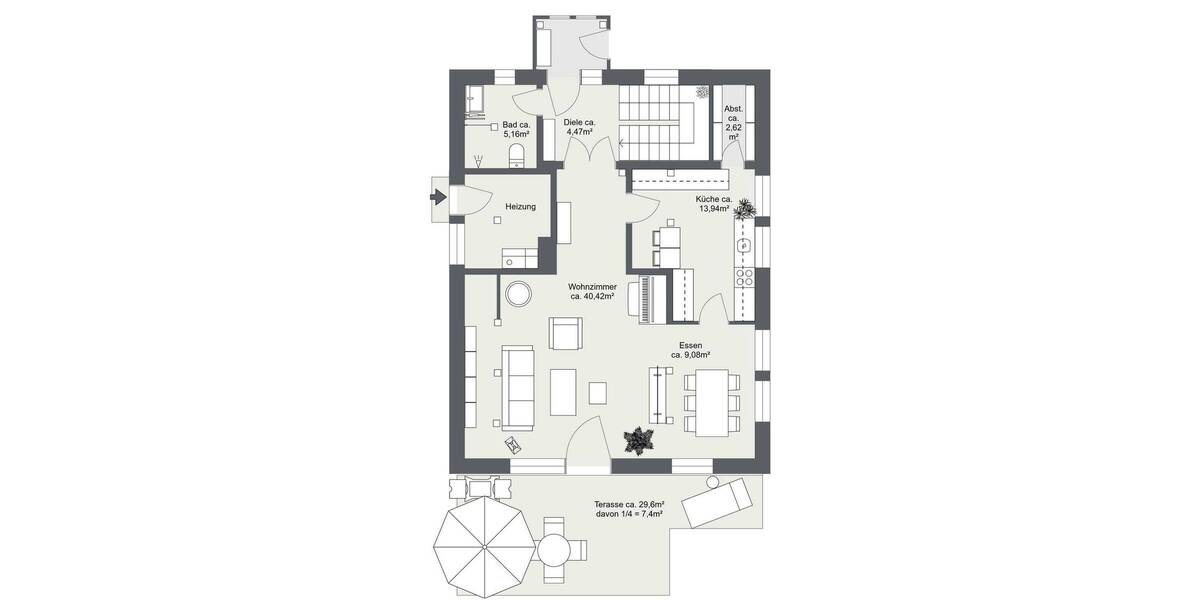 Einfamilienhaus Hamburg Wellingsbüttel - 3 Zimmer, 135 m&sup2;, 1.000.000&euro; | Angebot:26501600