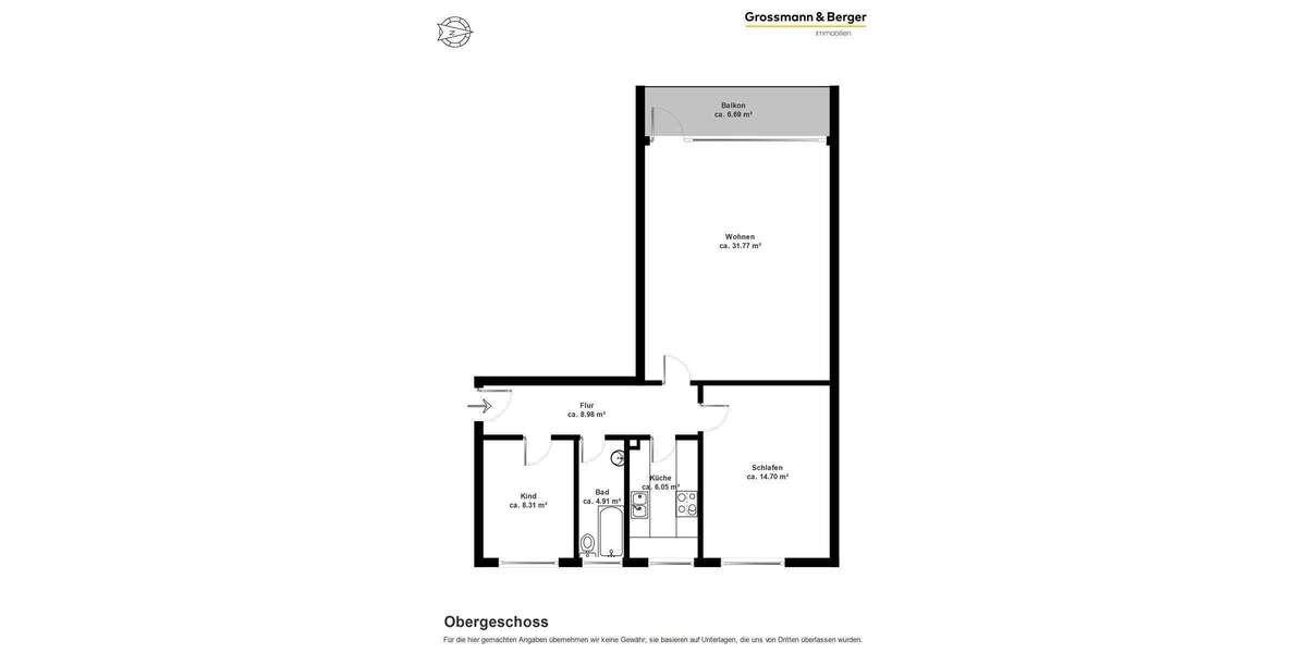 Etagenwohnung Barsbüttel - 2 Zimmer, 78 m&sup2;, 290.000&euro; | Angebot:24967106