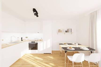 Moderne Wohnung mit windgeschützter Loggia 3 zimmer