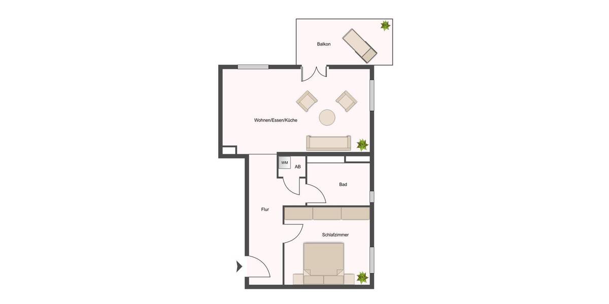Etagenwohnung Geesthacht - 2 Zimmer, 64 m&sup2;, 1.000&euro; | Angebot:26257405
