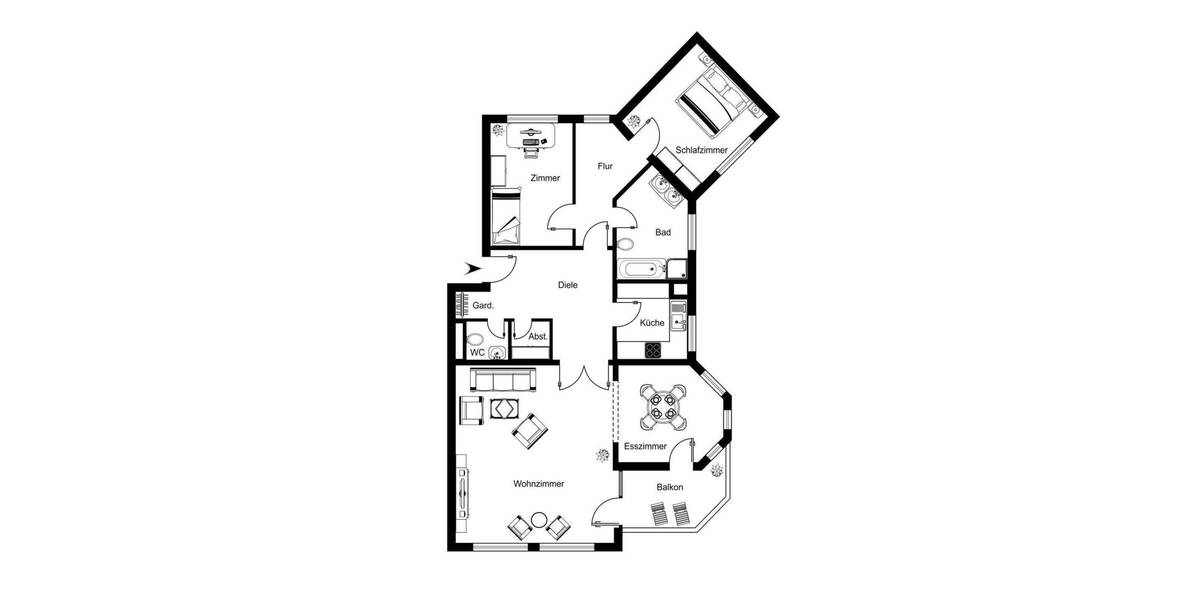 Etagenwohnung Reinbek - 3 Zimmer, 121 m&sup2;, 495.000&euro; | Angebot:25336010