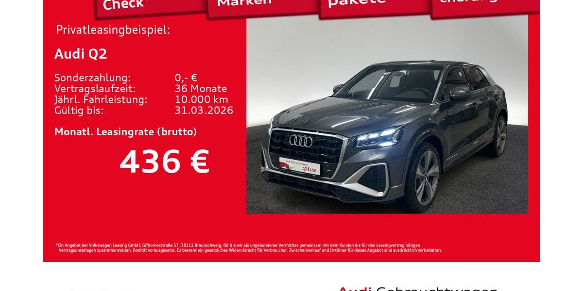 Audi Q2 5.691 km 39.110 &euro; Hamburg 20537