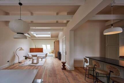 Komplett möblierte wunderschöne 1 Zimmerwohnung (Studio), W16.03, Im DG, 87 m² 1 zimmer