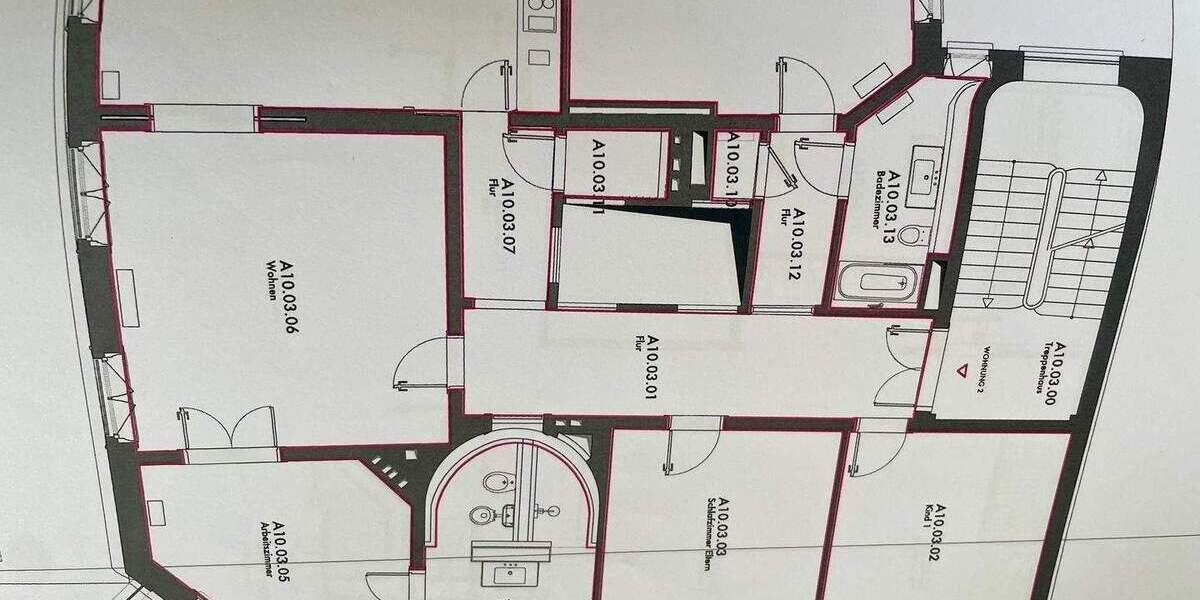 Etagenwohnung Hamburg Rotherbaum - 5 Zimmer, 205 m&sup2;, 5.900&euro; | Angebot:25336114