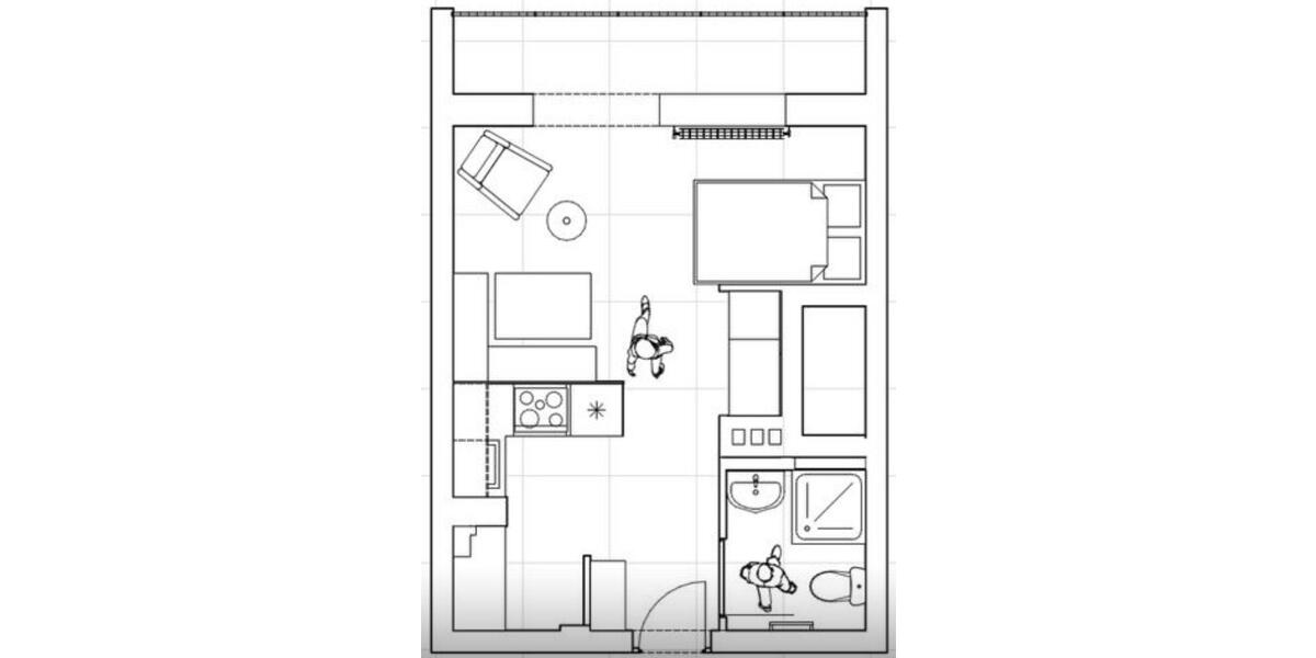 Etagenwohnung Hamburg Langenhorn - 1 Zimmer, 27 m&sup2;, 265.000&euro; | Angebot:26857328