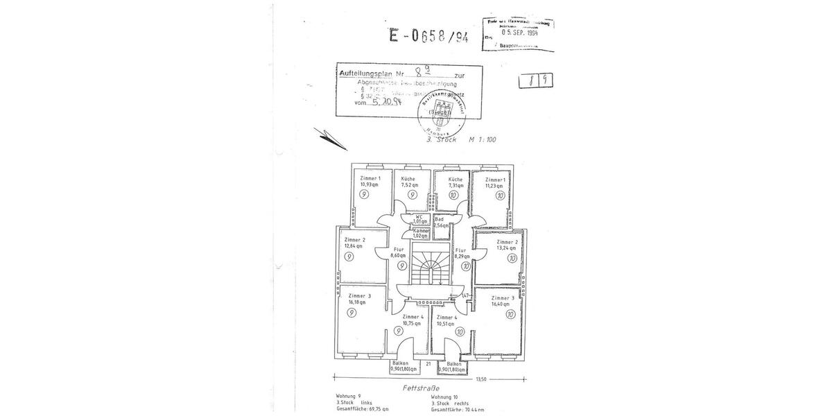 Etagenwohnung Hamburg Sternschanze - 4 Zimmer, 70 m&sup2;, 615.000&euro; | Angebot:27271010
