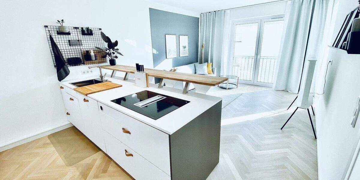 @HOME ? EXKLUSIVES DESIGN BUSINESS APARTMENT IM HERZEN HAMBURGS ? virtuelle Besichtigung möbliert 2 zimmer