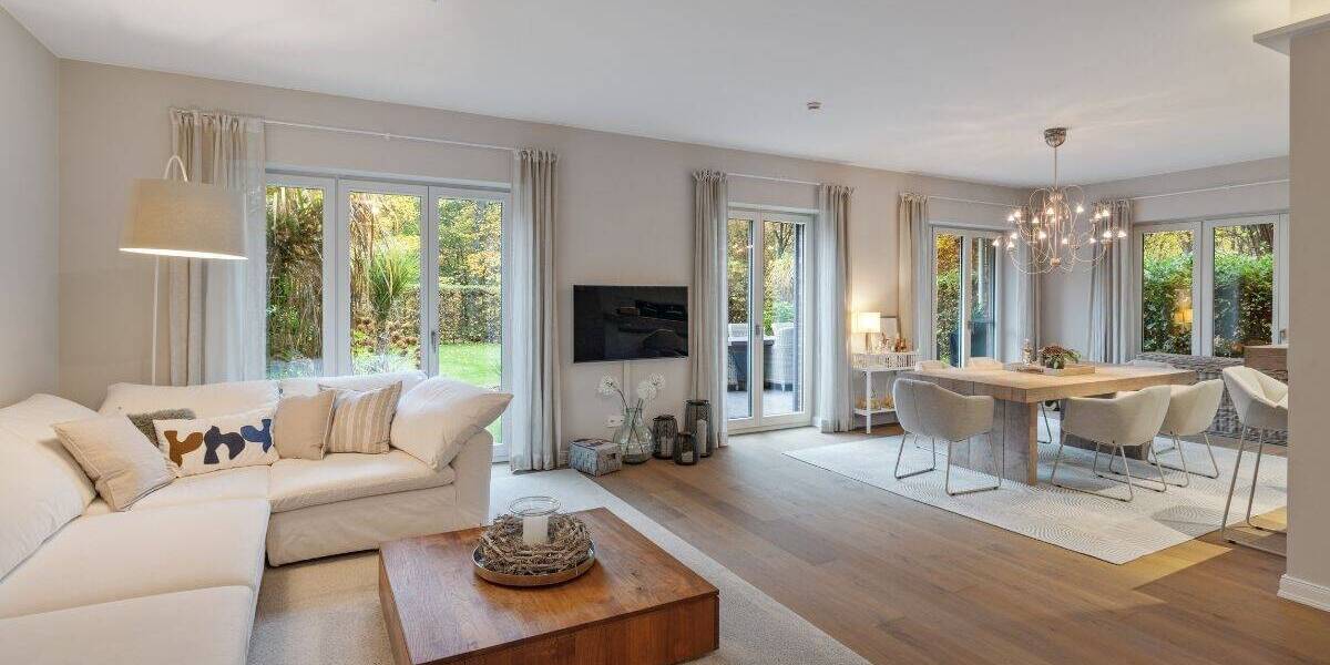 Luxuriös, modern, stilvoll - exklusive Gartenwohnung im grünen Volksdorf 4 zimmer