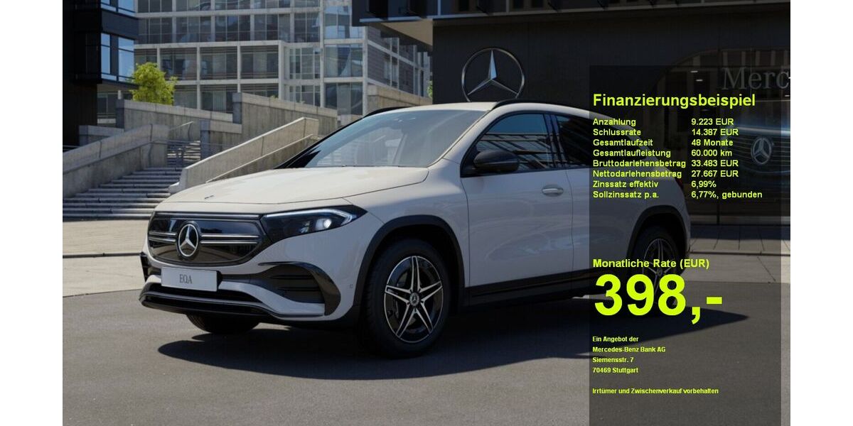 Mercedes-Benz EQA 3.419 km 36.899 &euro; Hamburg 21079