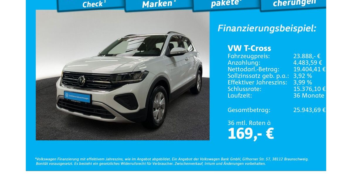 VW T-Cross 10.217 km 23.888 &euro; Hamburg 22761