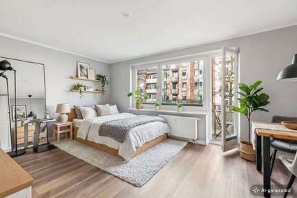 Wohnung Hamburg Eimsbüttel - 1 Zimmer, 26 m&sup2;, 198.000&euro; | Angebot:26459170