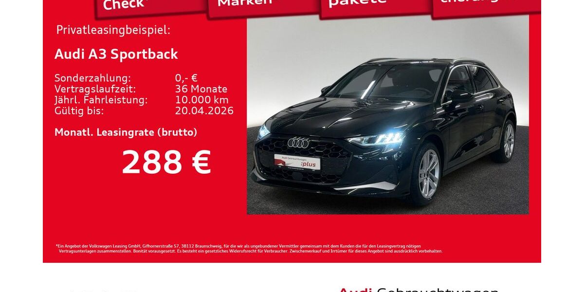 Audi A3 7.960 km 32.770 &euro; Hamburg 20537