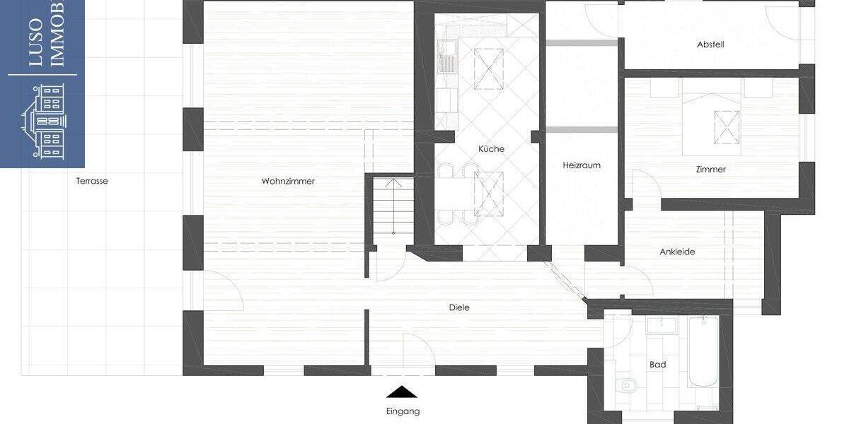 Einfamilienhaus Hamburg Eidelstedt - 3 Zimmer, 130 m&sup2;, 2.600&euro; | Angebot:26824857