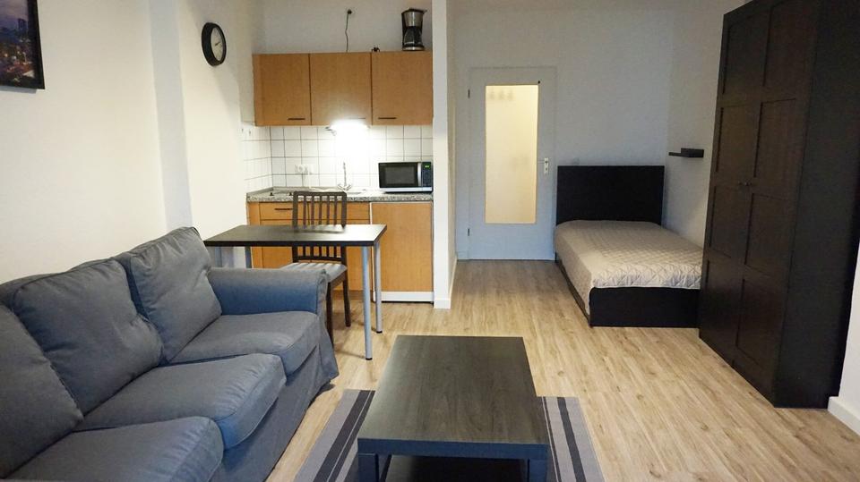 Möblierte, zentrale Wohnung 1 zimmer