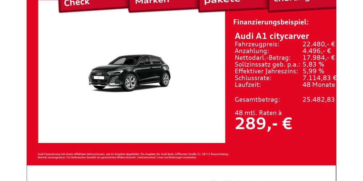 Audi A1 16.150 km 22.480 &euro; Hamburg 22419