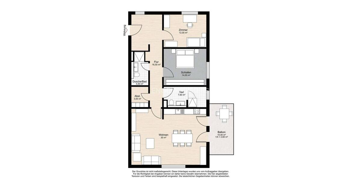 Etagenwohnung Ahrensburg - 3 Zimmer, 97 m&sup2;, 540.000&euro; | Angebot:26476425