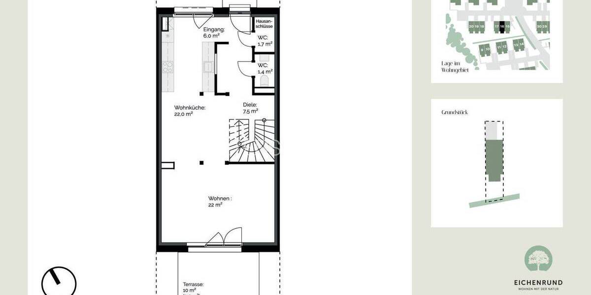 Reihenmittelhaus Hamburg Lemsahl-Mellingstedt - 5 Zimmer, 156 m&sup2;, 820.000&euro; | Angebot:26686730