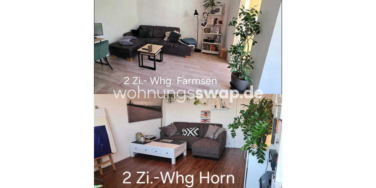 Etagenwohnung Hamburg Farmsen-Berne - 2 Zimmer, 46 m&sup2;, 530&euro; | Angebot:25943220