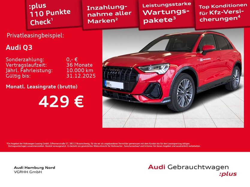 Audi Q3 3.320 km 38.930 € Hamburg 22419