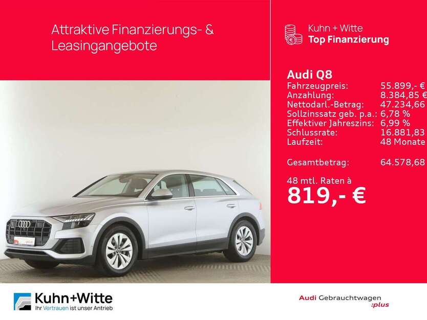 Audi Q8 77.357 km 55.899 € Seevetal – Fleestedt 21217