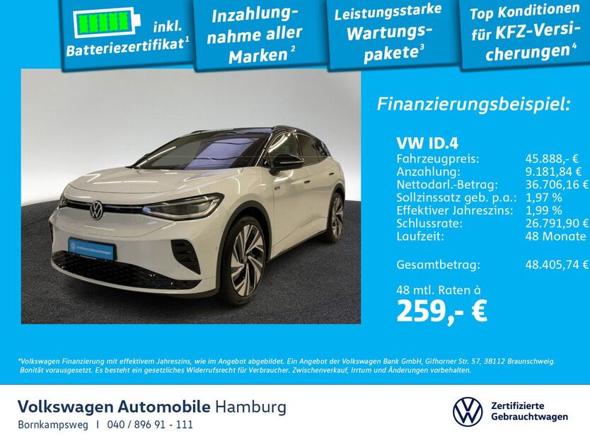 VW ID.4 14.161 km 45.888 € Hamburg 22761