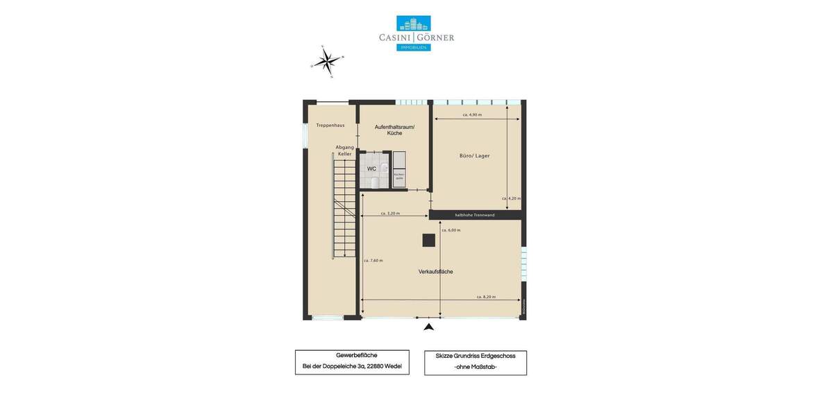 Geräumige Ladenfläche mit breiter Fensterfront nähe Bahnhofstraße und Elbufer! 1 zimmer