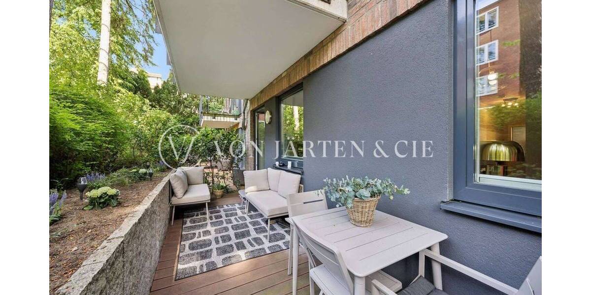 Terrassenwohnung Hamburg Winterhude - 2 Zimmer, 78 m&sup2;, 550.000&euro; | Angebot:26833775