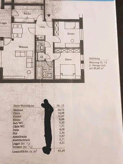 Helle freundliche 3-Zimmer-Wohnung 3 zimmer