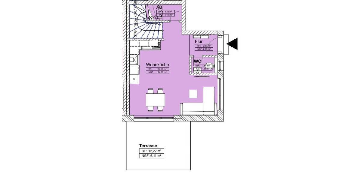 Etagenwohnung Hamburg Niendorf - 3 Zimmer, 74 m&sup2;, 398.000&euro; | Angebot:26379807