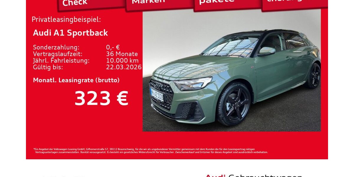 Audi A1 1.890 km 28.284 &euro; Hamburg 22529