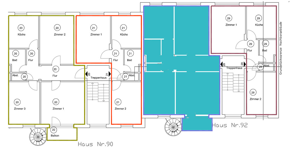 Etagenwohnung Hamburg Altona-Nord - 3 Zimmer, 80 m&sup2;, 499.530&euro; | Angebot:26308795