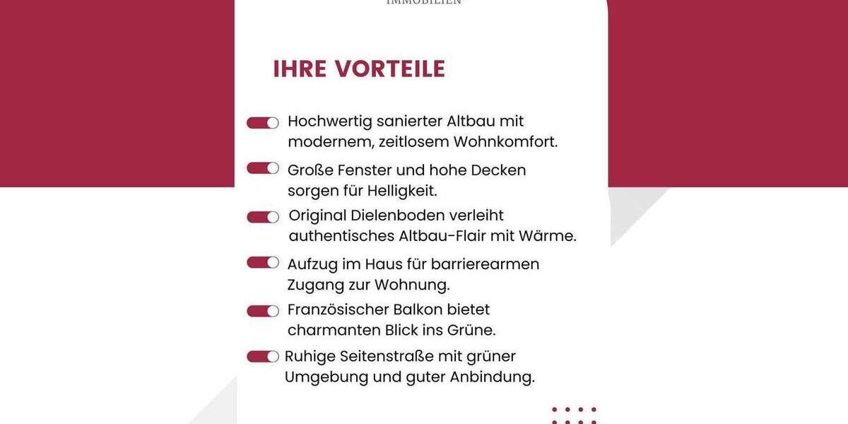 Altbaucharakter trifft Moderne - helle Wohnung mit Aufzug, Balkon und Dielenboden in grüner Lage! 2 zimmer
