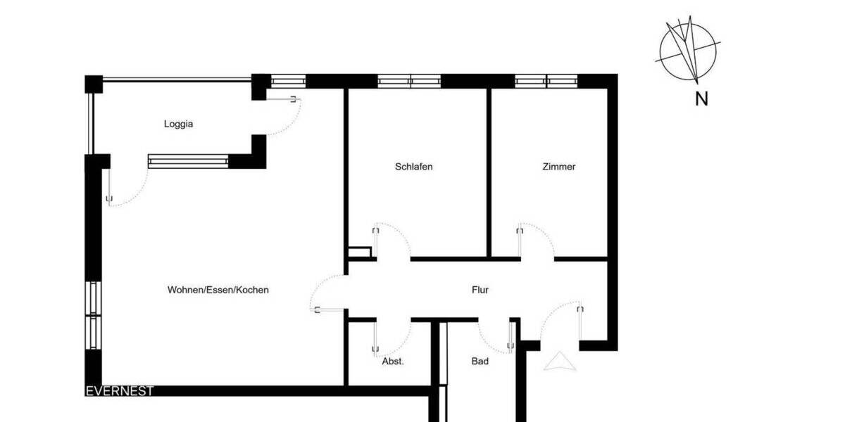 Etagenwohnung Hamburg Sasel - 3 Zimmer, 89 m&sup2;, 659.900&euro; | Angebot:26487240