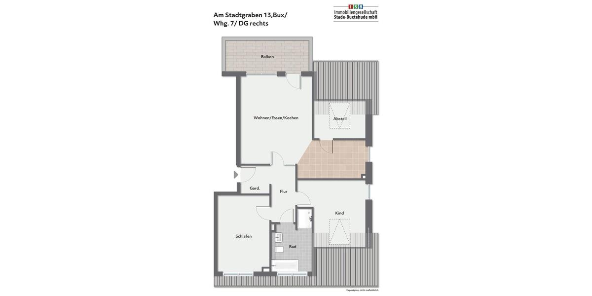 Etagenwohnung Buxtehude - 3 Zimmer, 97 m&sup2;, 1.340&euro; | Angebot:25474171
