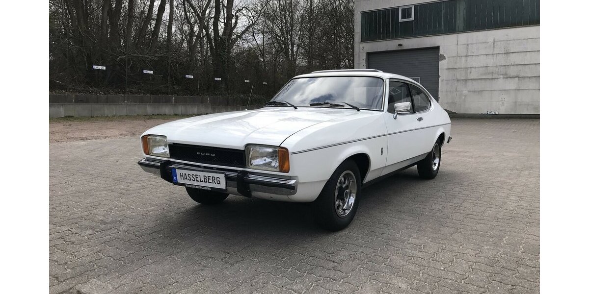 Ford Capri Lady in White H-Zulassung Mike Sanders 29.000 km 14.999 &euro; Hamburg 22339