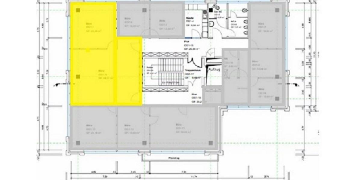 Büro (2 Räume) ca. 89 m² mit Aufzug zimmer