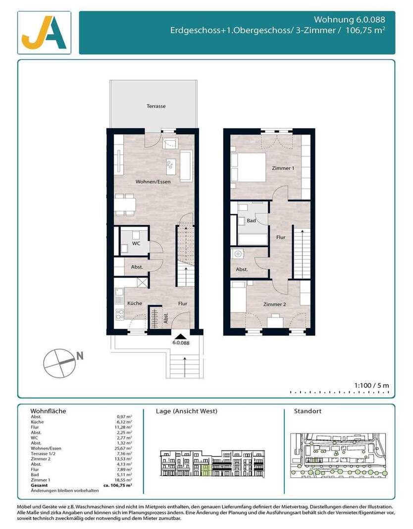 + Ihr neues Zuhause auf zwei Etagen + 3 zimmer