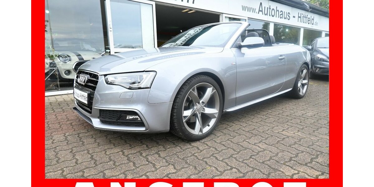 Audi A5 Cabrio 3.0 TDI quattro S-line Sport/Plus DSG 129.000 km 23.400 &euro; Seevetal - Hittfeld 21218